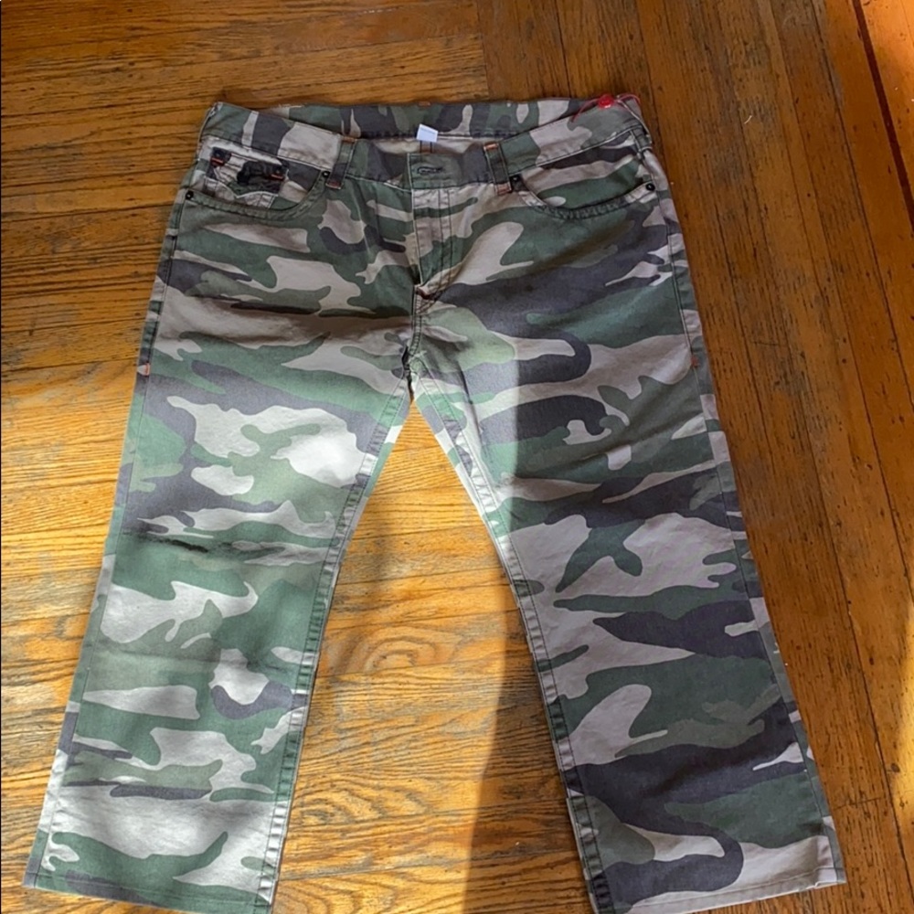 Camouflage army print True Religion Jeans - Picture 2 of 11